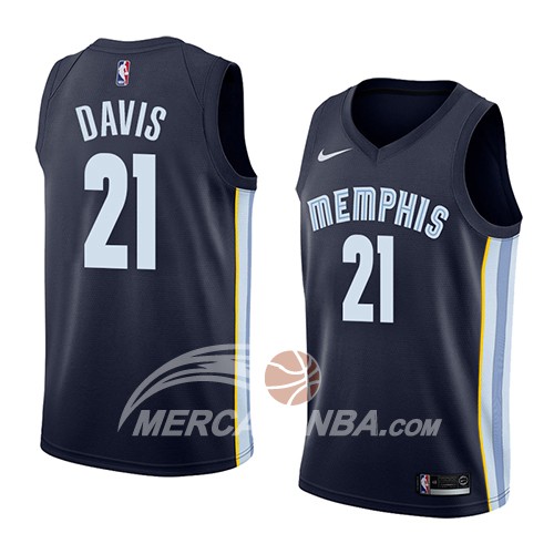 Maglia NBA Memphis Grizzlies Deyonta Davis Icon 2018 Blu
